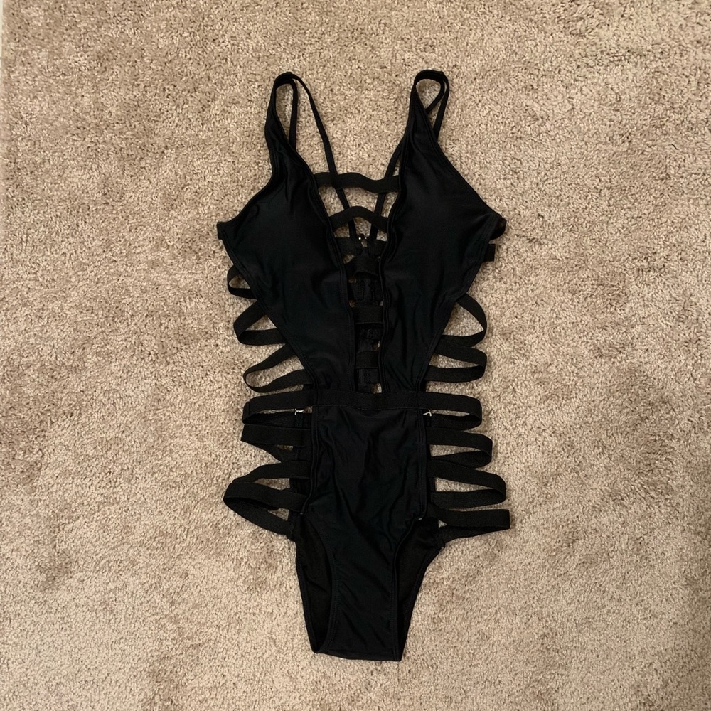 One-piece swimsuit.